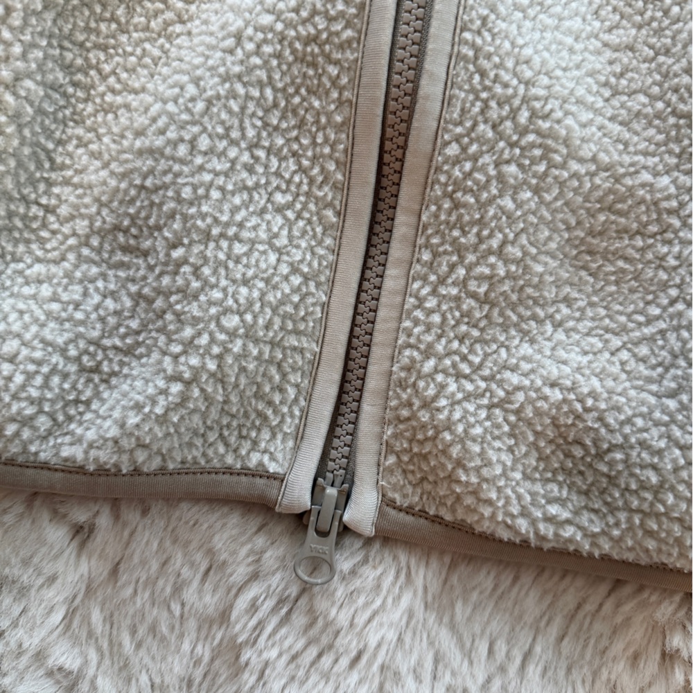 Howler Brothers Chisos Fleece Jacket - Cream and Tan Sz xl - Picture 5 of 9